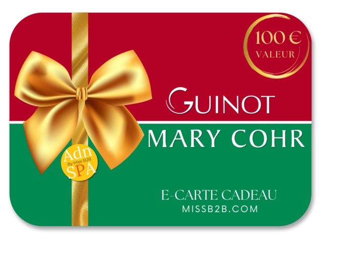 E carte cadeau Guinot - Mary Cohr 100€