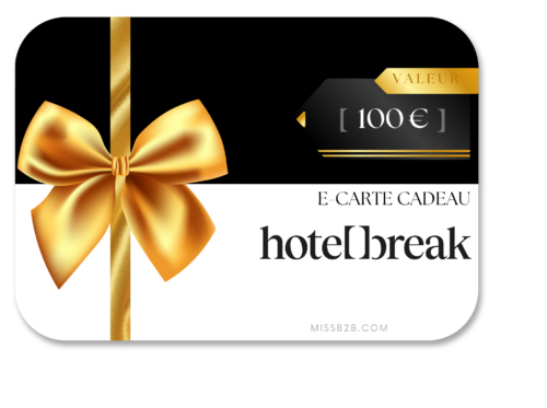 100€ E Carte cadeau hôtel break ombre