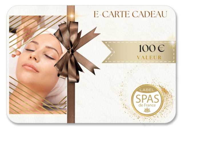 E-carte cadeau 100€ SPA DE FRANCE