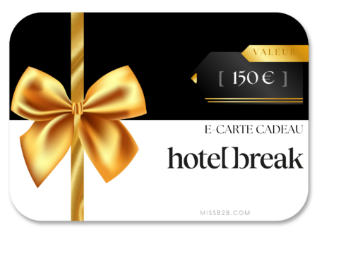 150€ E Carte cadeau hôtel break